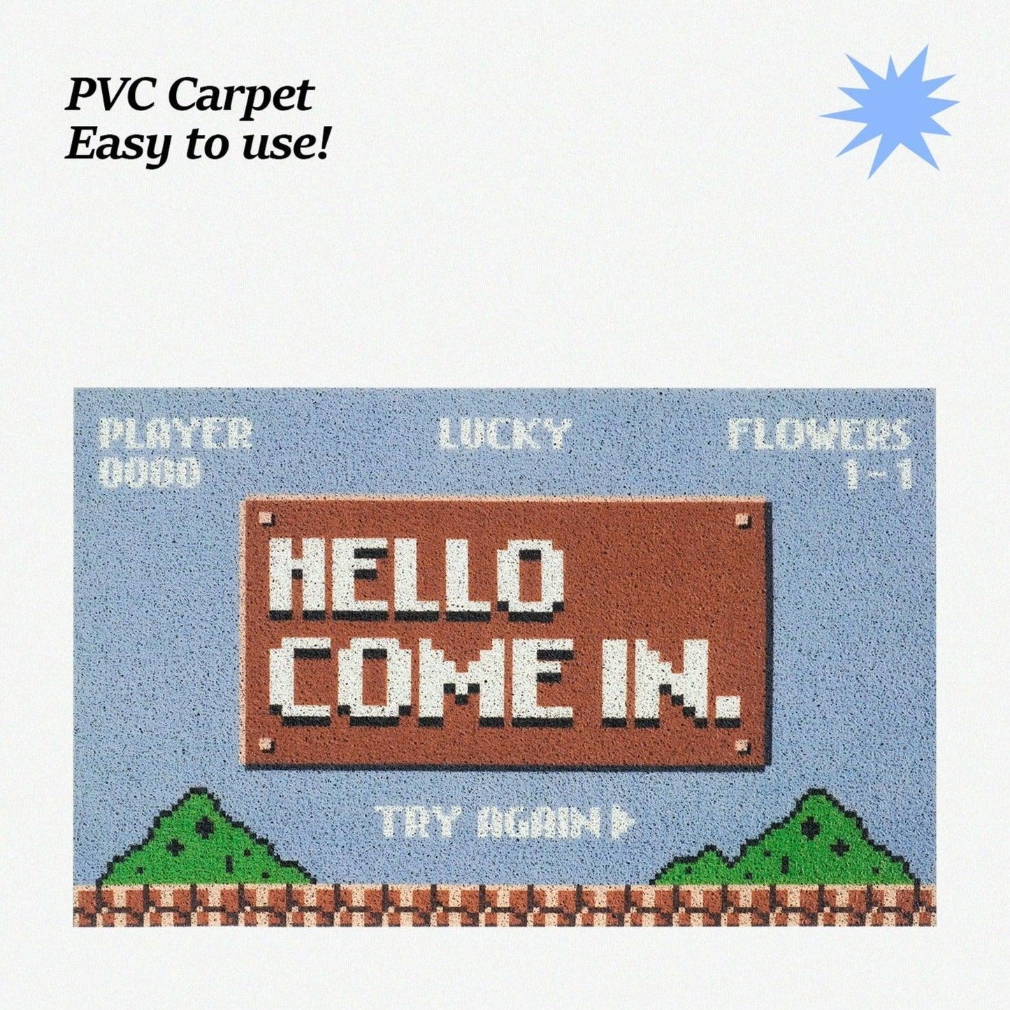 Hello Come In Outdoor Rug