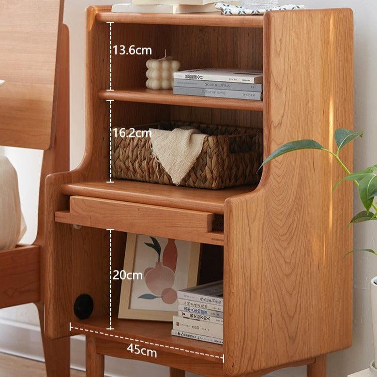 Jago 1 - Drawer Solid Wood Nightstand