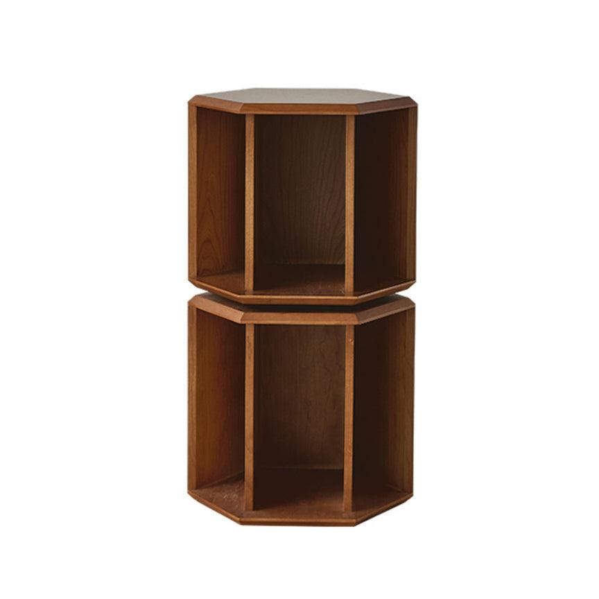 Janne Revolving Geometric Bookcase