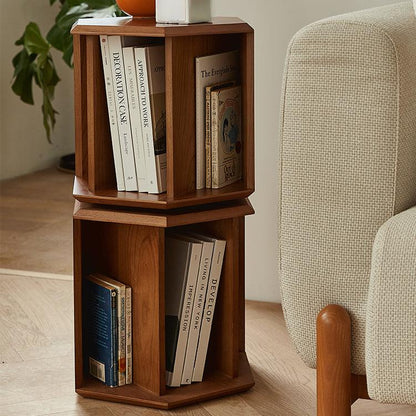 Janne Revolving Geometric Bookcase