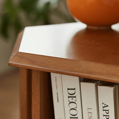 Janne Revolving Geometric Bookcase