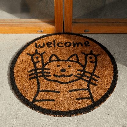 Jeanne Natural Coco Non-Slip Door Mat