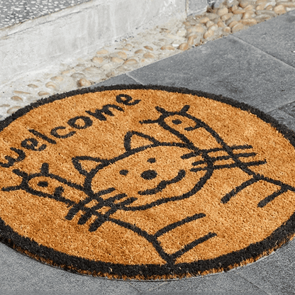 Jeanne Natural Coco Non-Slip Door Mat