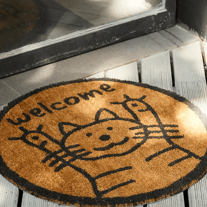 Jeanne Natural Coco Non-Slip Door Mat