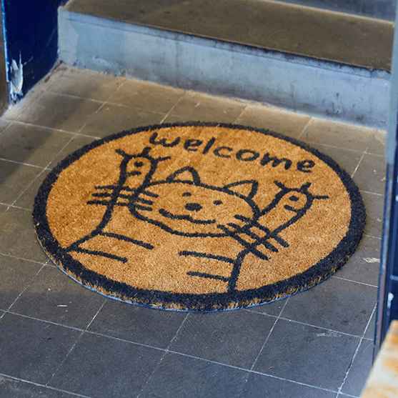 Jeanne Natural Coco Non-Slip Door Mat