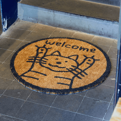 Jeanne Natural Coco Non-Slip Door Mat