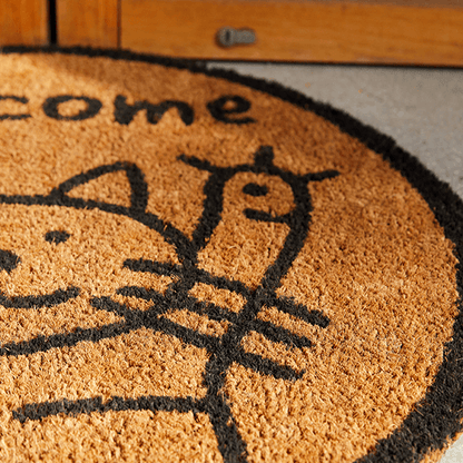 Jeanne Natural Coco Non-Slip Door Mat