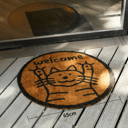 Jeanne Natural Coco Non-Slip Door Mat