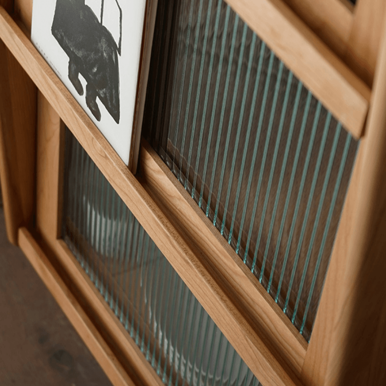 Kalman Wood Bookcase & Cabinet