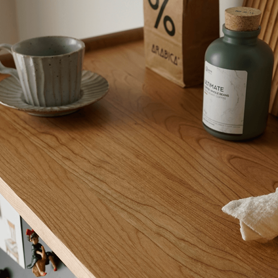 Kalman Wood Bookcase & Cabinet