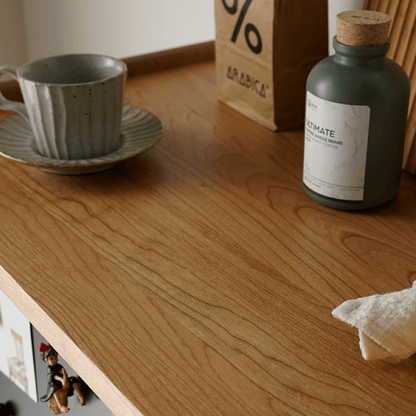 Kalman Wood Bookcase & Cabinet