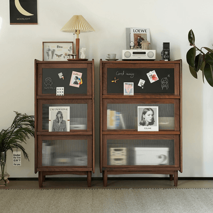 Kalman Wood Bookcase & Cabinet