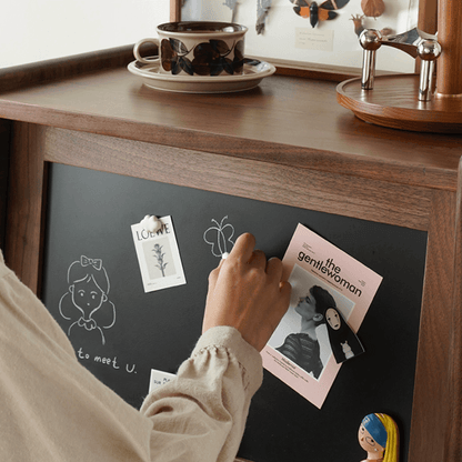 Kalman Wood Bookcase & Cabinet