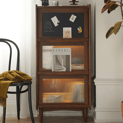 Kalman Wood Bookcase & Cabinet