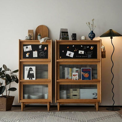 Kalman Wood Bookcase & Cabinet