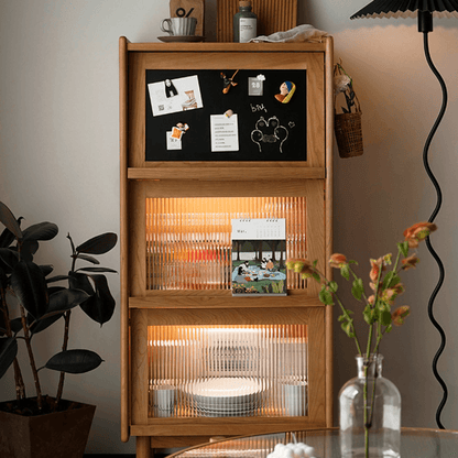 Kalman Wood Bookcase & Cabinet