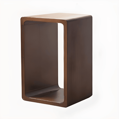 Kari Solid Wood Storage End Table