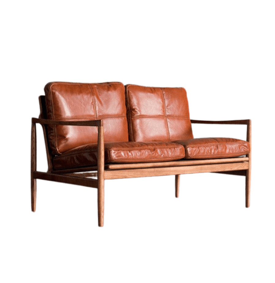 Karola Leather Sofa