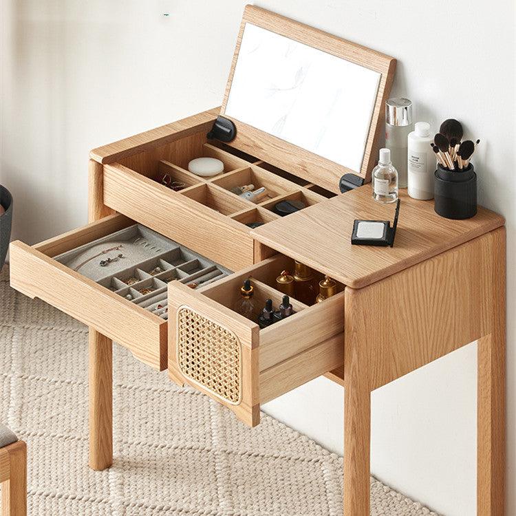 Lucia Solid Wood Vanity Table & Stool