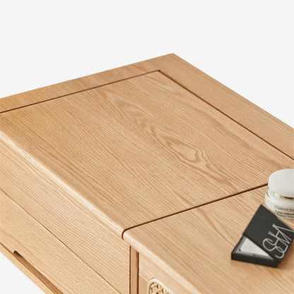 Lucia Solid Wood Vanity Table & Stool