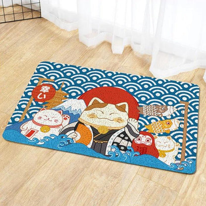 Lucky Cat Outdoor Rug