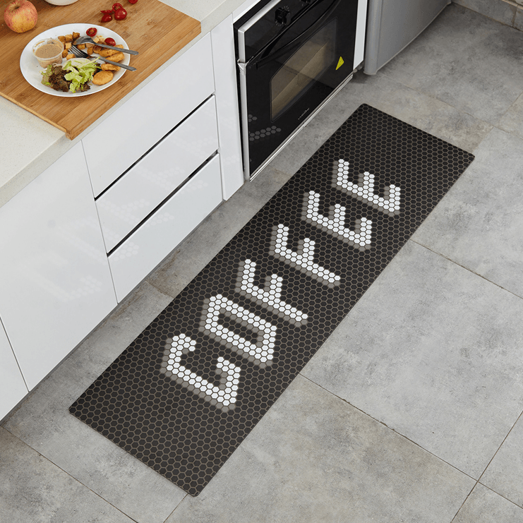 Morning Beverage Kitchen Mat