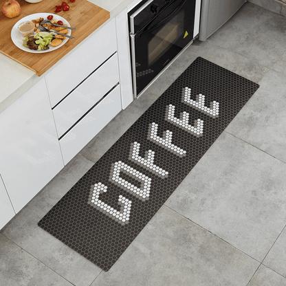 Morning Beverage Kitchen Mat