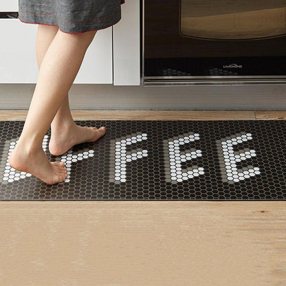 Morning Beverage Kitchen Mat