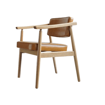 Neci Upholstered Solid Wood Armchair