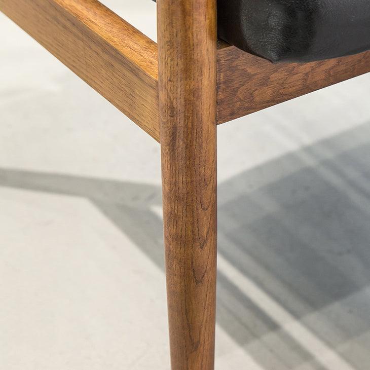 Neci Upholstered Solid Wood Armchair