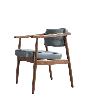 Neci Upholstered Solid Wood Armchair