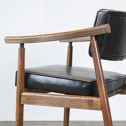 Neci Upholstered Solid Wood Armchair