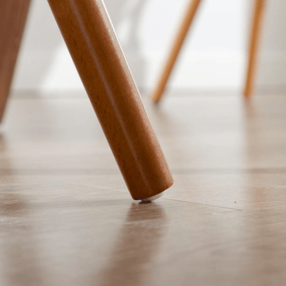 Nordic Dining Chair With Leather Cushion