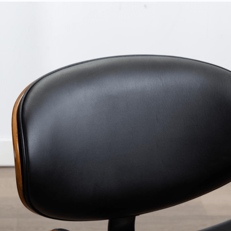 Nordic Dining Chair With Leather Cushion