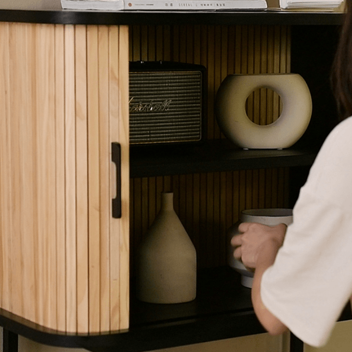 Oceana 2 Door Wood Cabinet