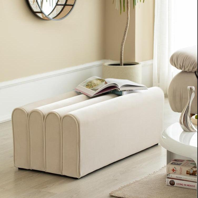 Siv Creative Upholstered Bench & Ottoman