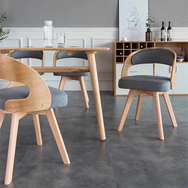Spindle Rotating Dining Chair