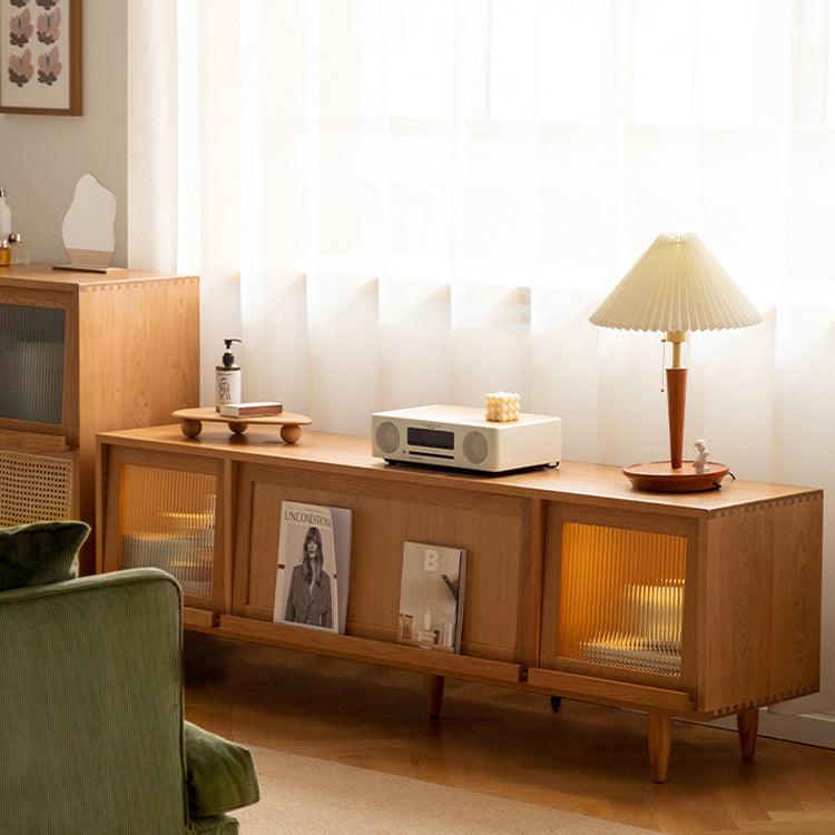 Stefcia Solid Wood TV Stand