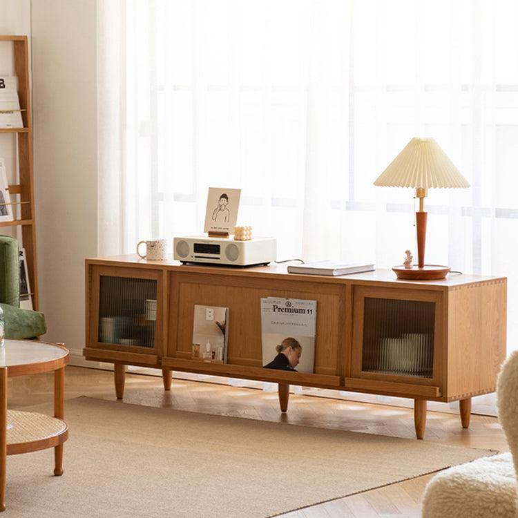 Stefcia Solid Wood TV Stand