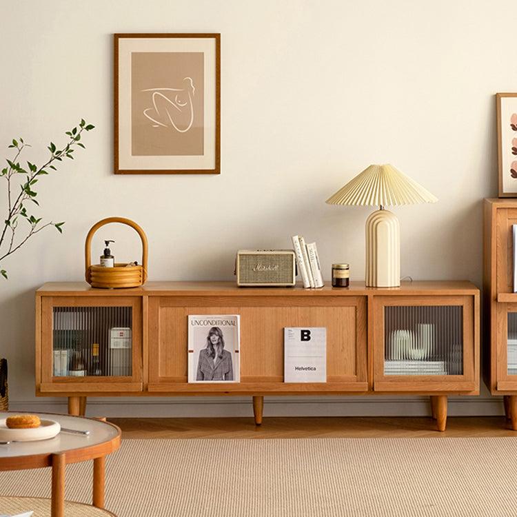 Stefcia Solid Wood TV Stand