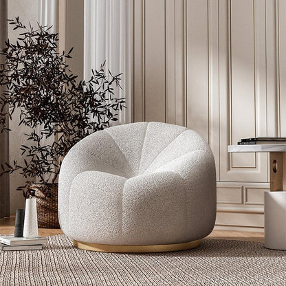 Tetyana Wide Velvet Barrel Chair