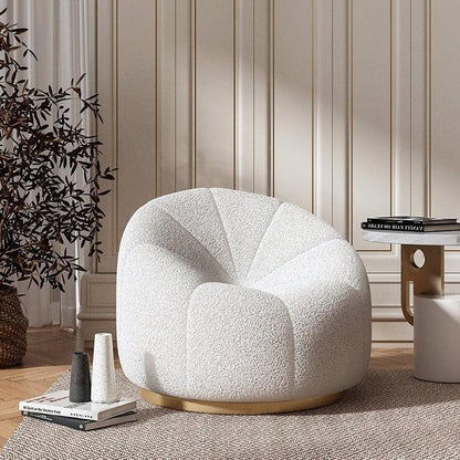 Tetyana Wide Velvet Barrel Chair