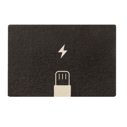 Time to Charge Greeting Rug