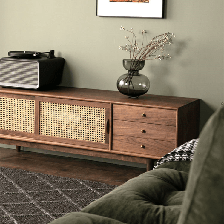 Yetta Rattan TV Stand