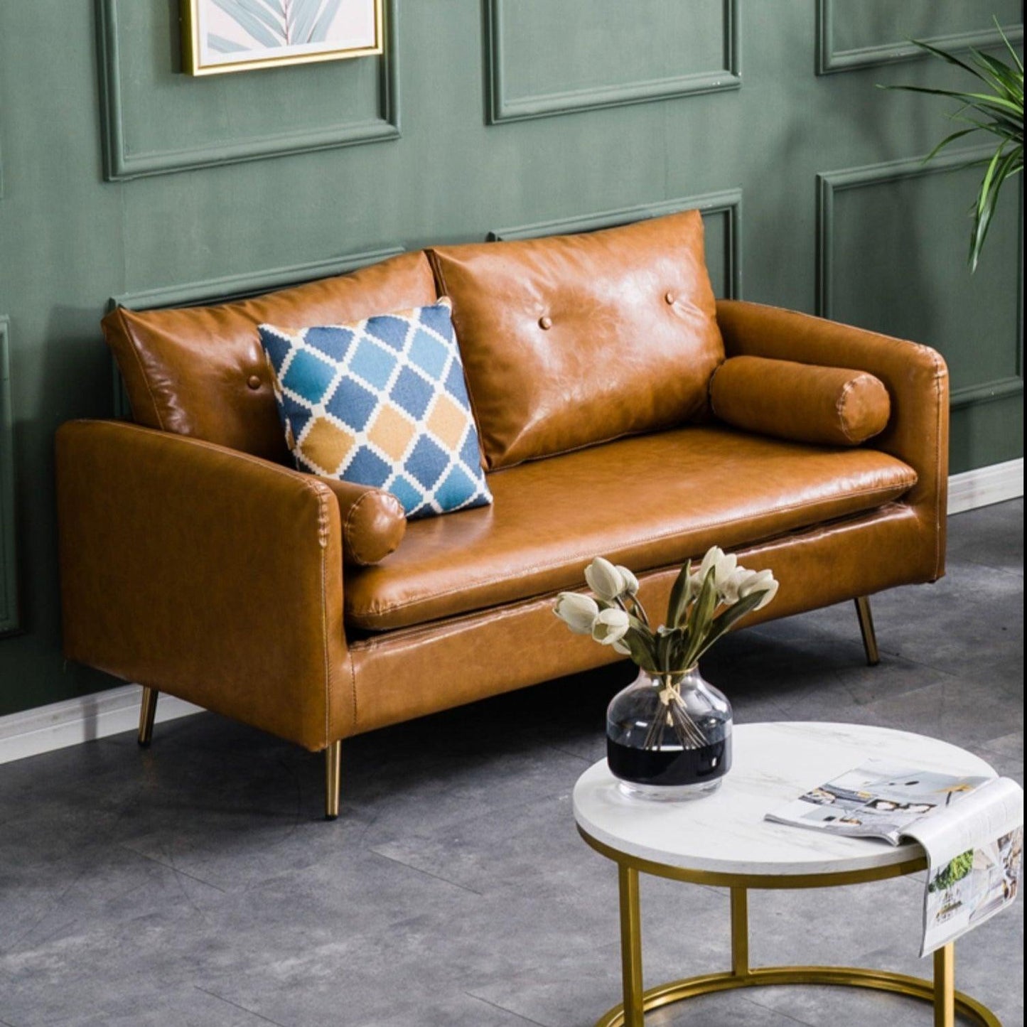 Zalan Square Arm Sofa