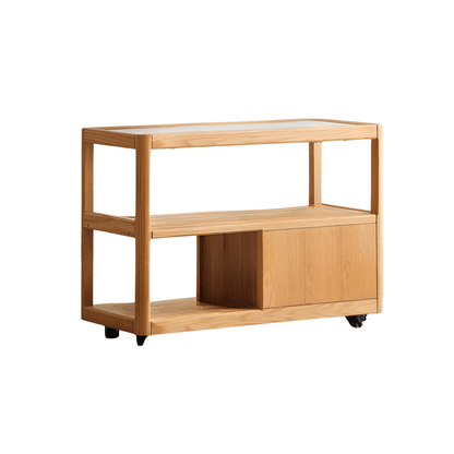 Zivko End Table with Wheels