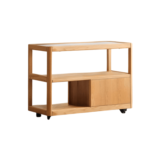 Zivko End Table with Wheels